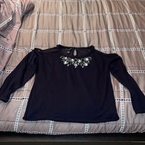 Sweater, Cold Shoulder, Light weight, size M